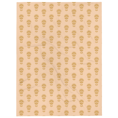 KAIOA Throw Blanket, Peach