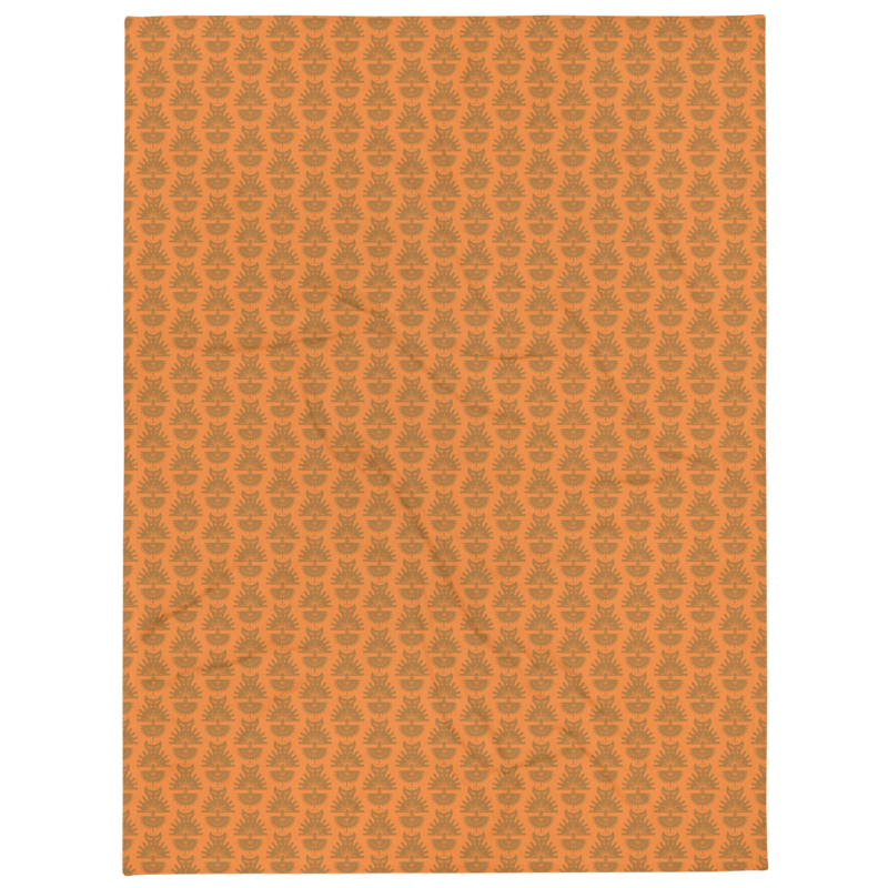 AKITO Throw Blanket, Orange