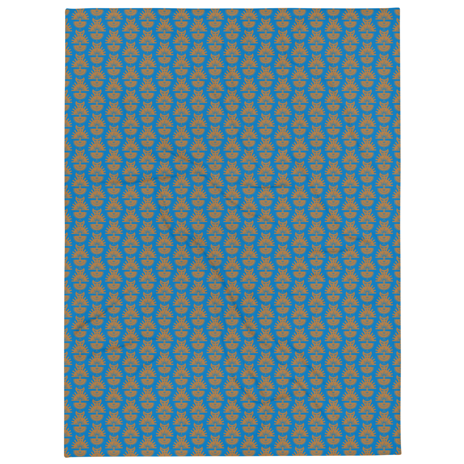 AKITO Throw Blanket, Blue