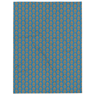 AKITO Throw Blanket, Blue