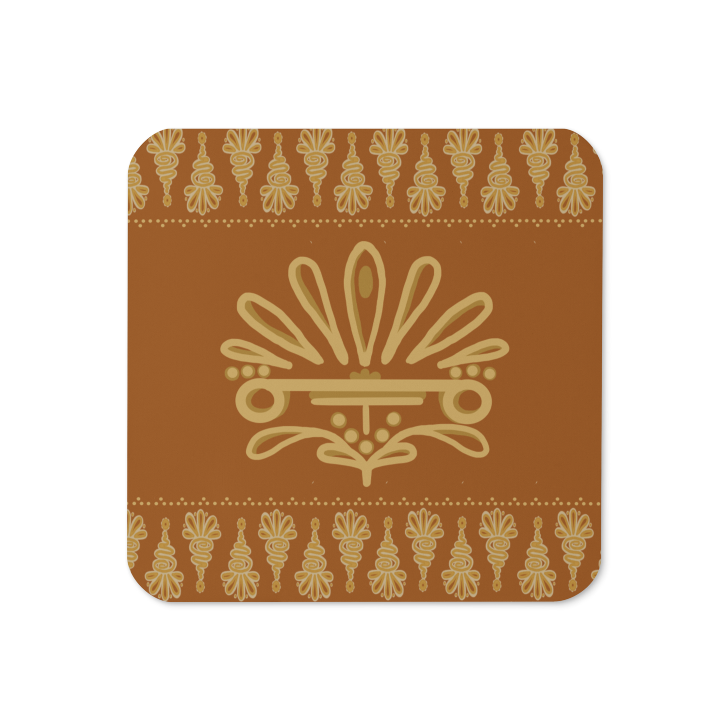 GURU Cork-back Coaster, Mocca