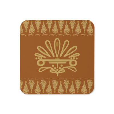GURU Cork-back Coaster, Mocca
