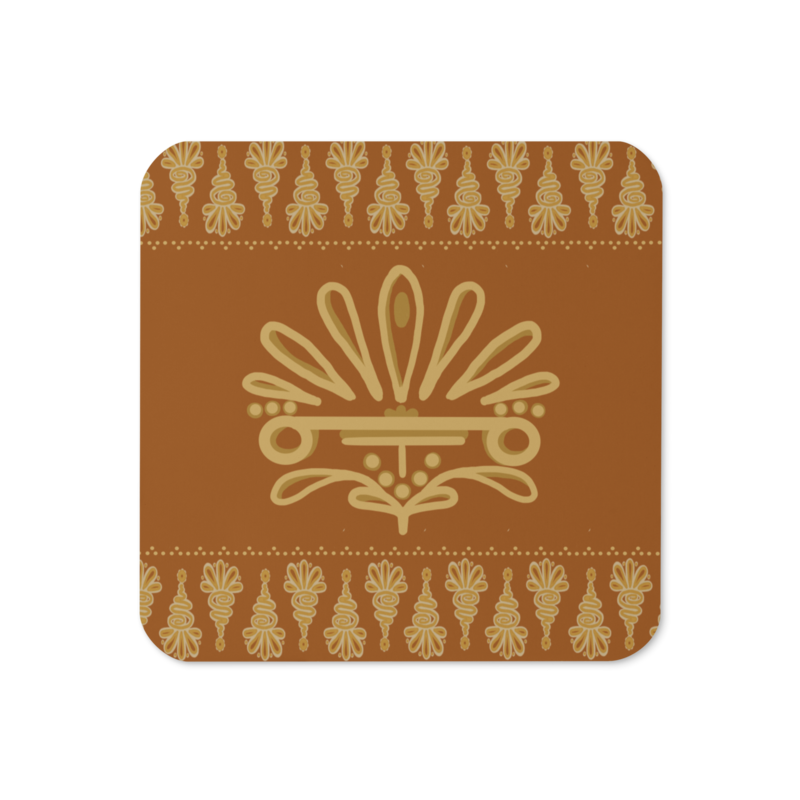 GURU Cork-back Coaster, Mocca