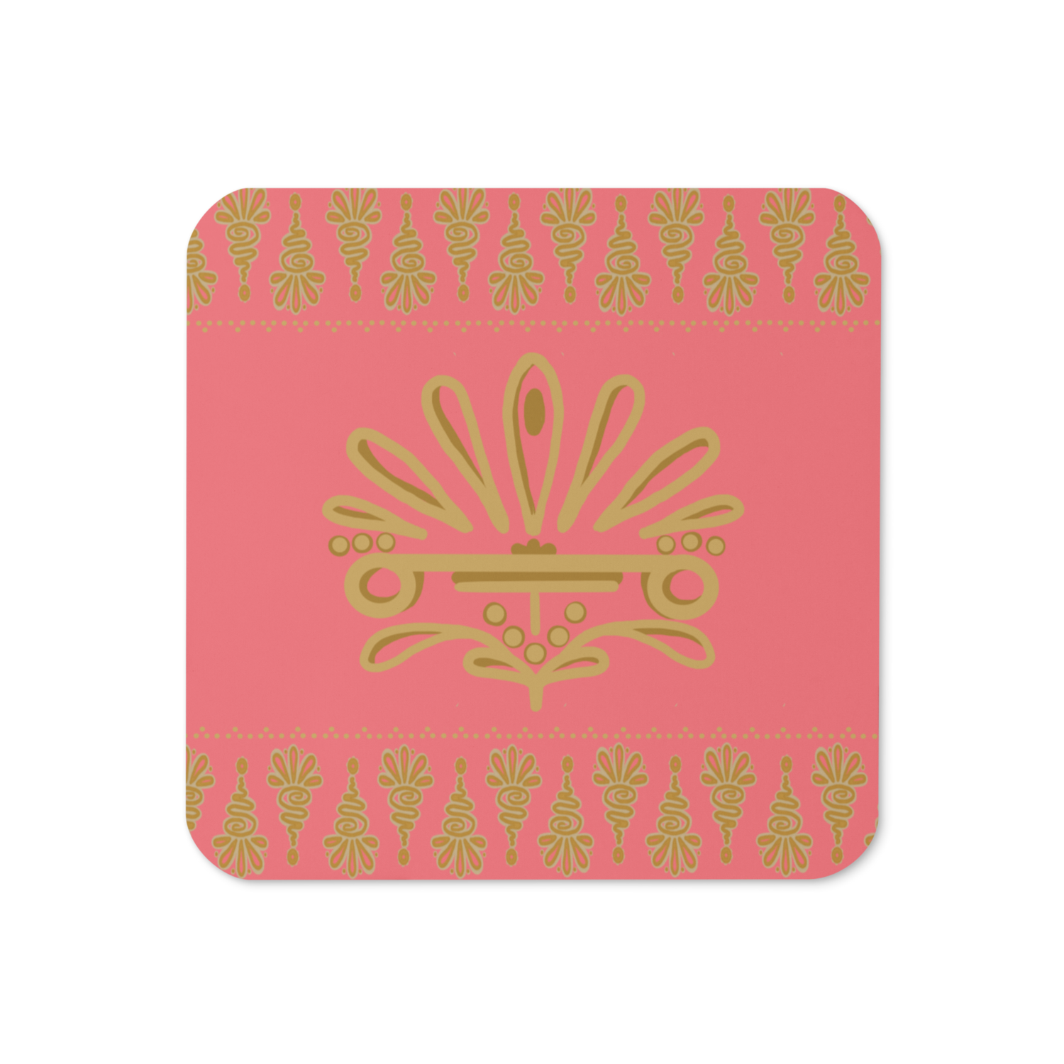 GURU Cork-back Coaster, Raspberry