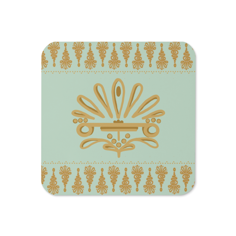 GURU Cork-back Coaster, Mint
