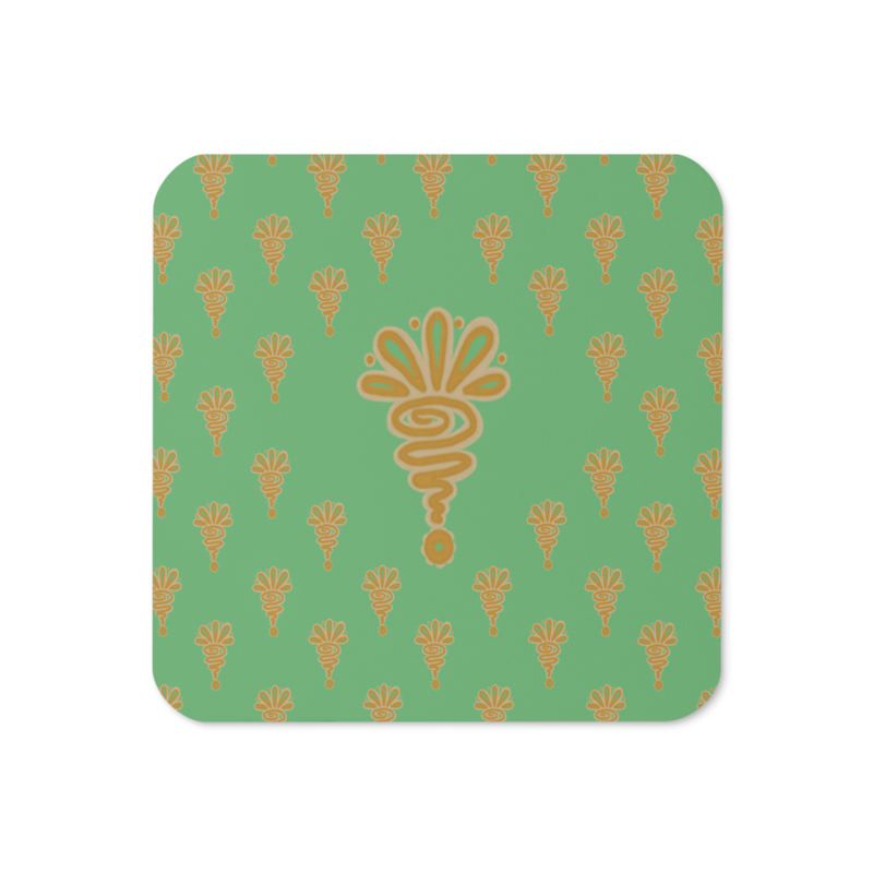 HENNA Cork-back Coaster, Seagrass
