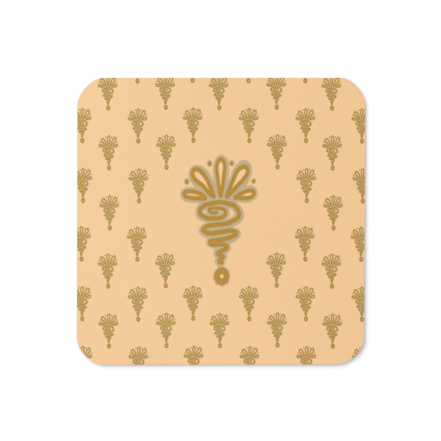 HENNA Cork-back Coaster, Rose Beige