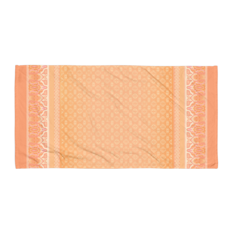 CALLIE Towel, Warm Peach