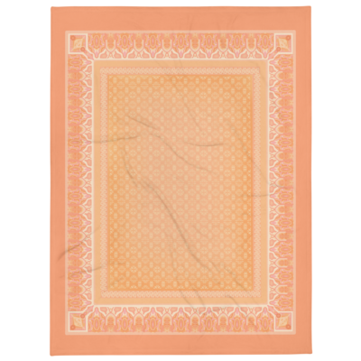 SAHARA Throw Blanket, Warm Peach