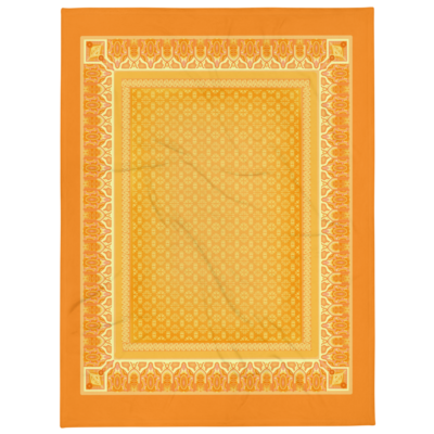MAHABI Throw Blanket, Orange