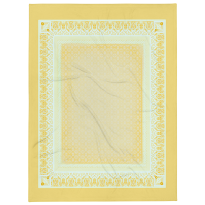 SAHARA Throw Blanket, Yellow