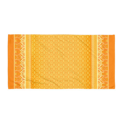 MAHABI Towel, Orange / Yellow