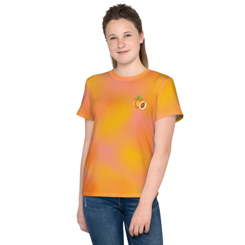 PEACHES Tie Dye T-shirt, YOUTH