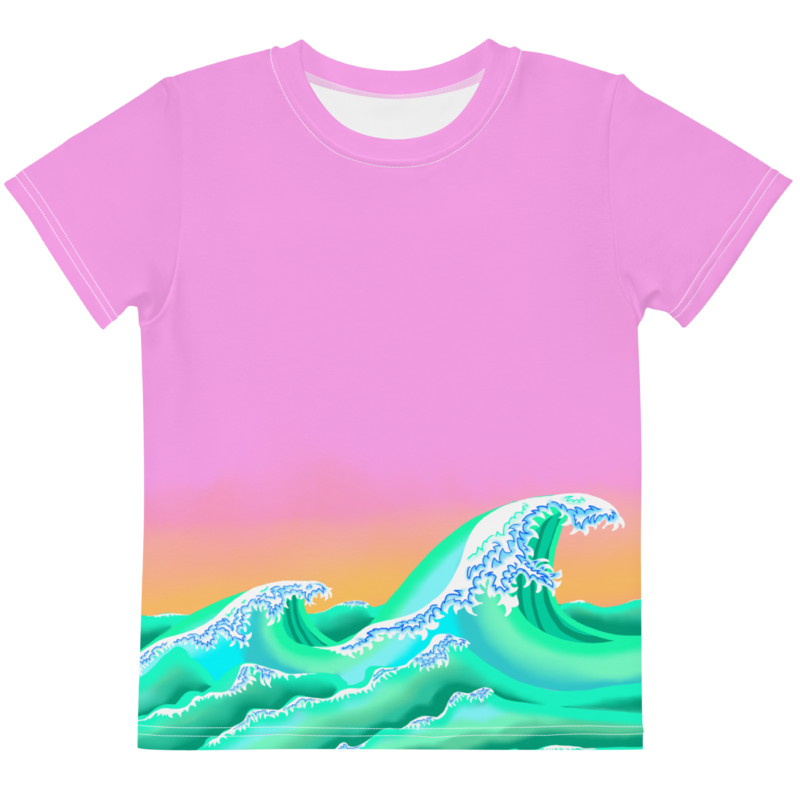 WAVE T-shirt,  Toddlers - Kids Pink