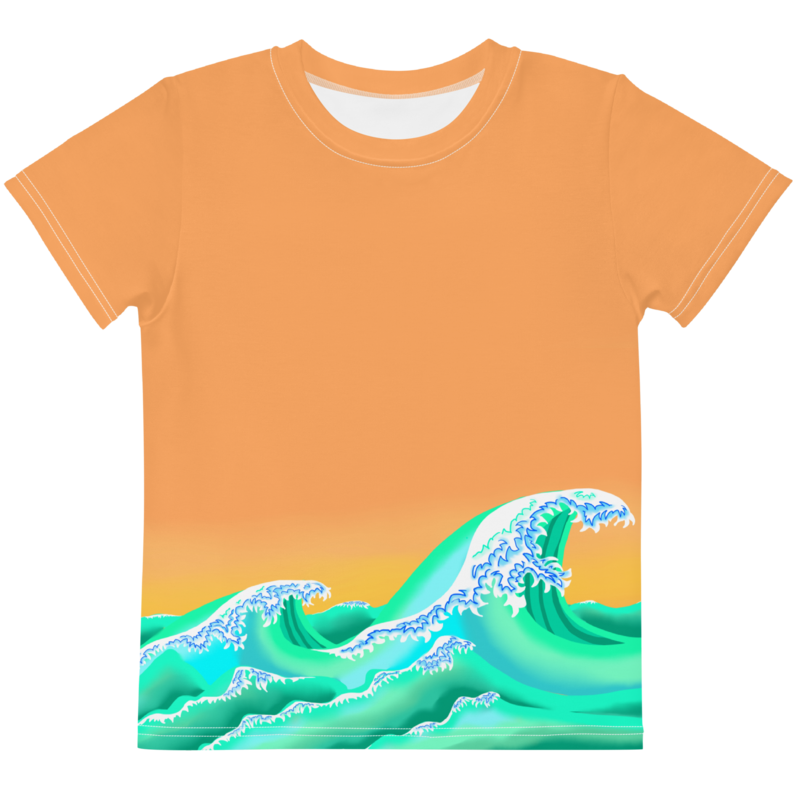 WAVE T-shirt, Toddlers - Kids, Orange