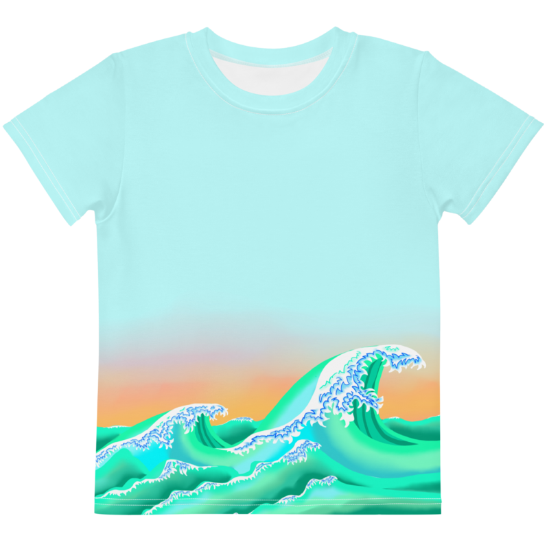 WAVE T-shirt,  Toddlers - Kids, Blue