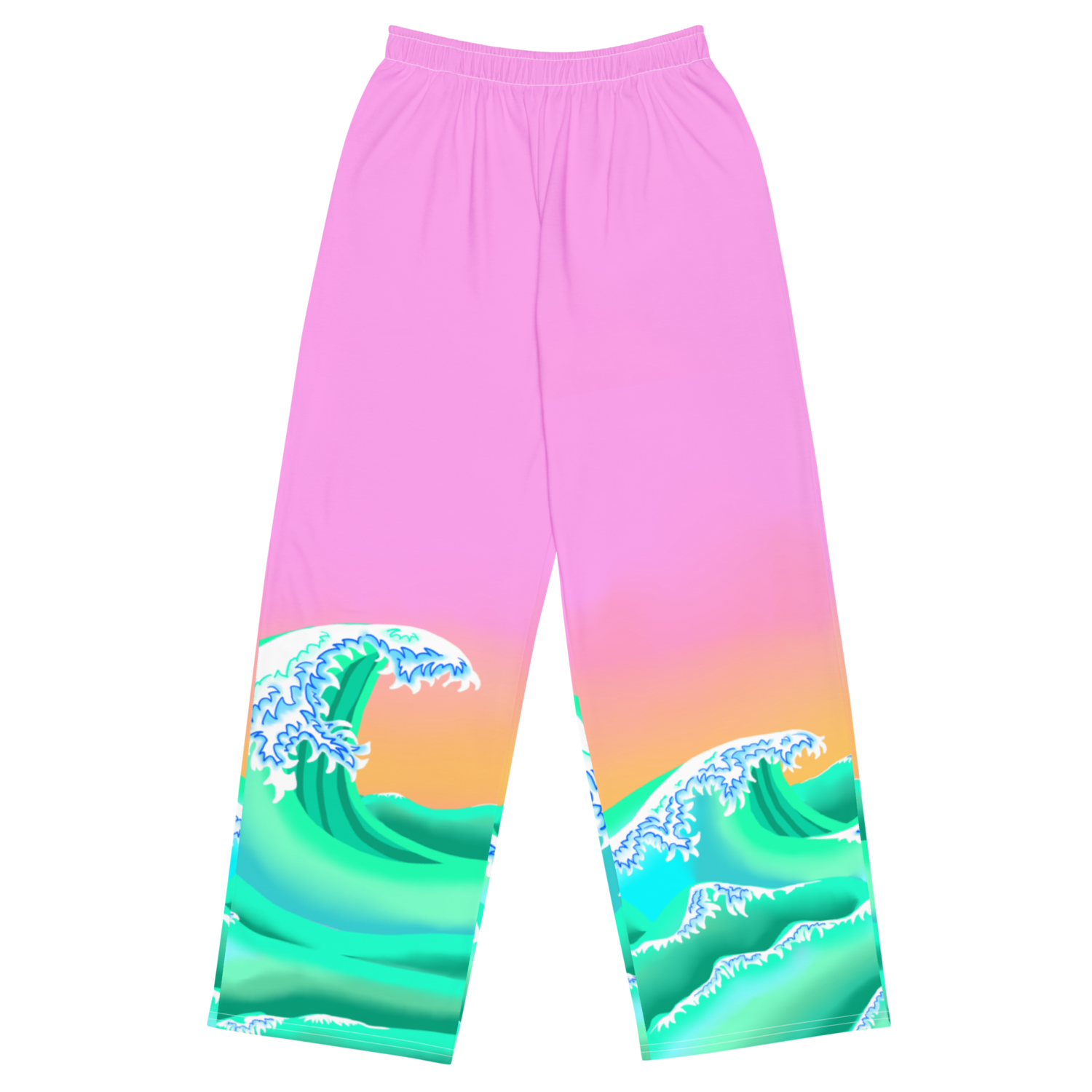 WAVE Wide-leg Pants, Pink