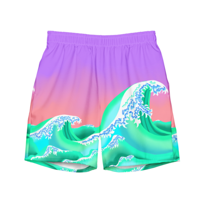 WAVE Recycled Swim Trunks, Purple