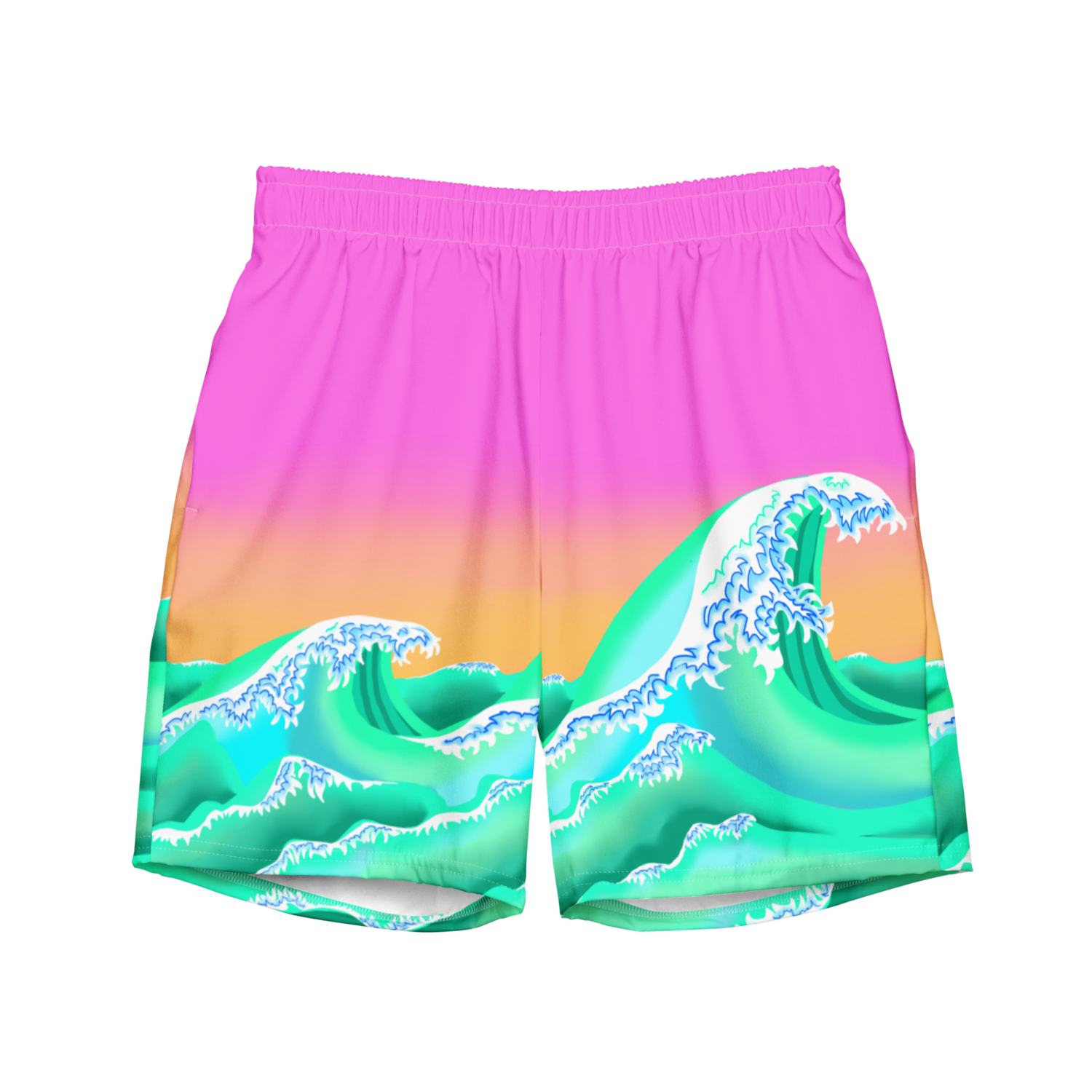 WAVE Recycled Swim Trunks, Pink