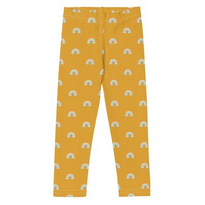 TINY RAINBOWS Leggings, Toddlers - Kids, Deep Honey Yellow