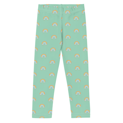 TINY RAINBOWS Leggings, Toddlers - Kids, Turquoise