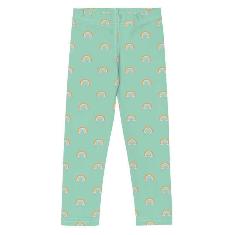 TINY RAINBOWS Leggings, Toddlers - Kids, Turquoise