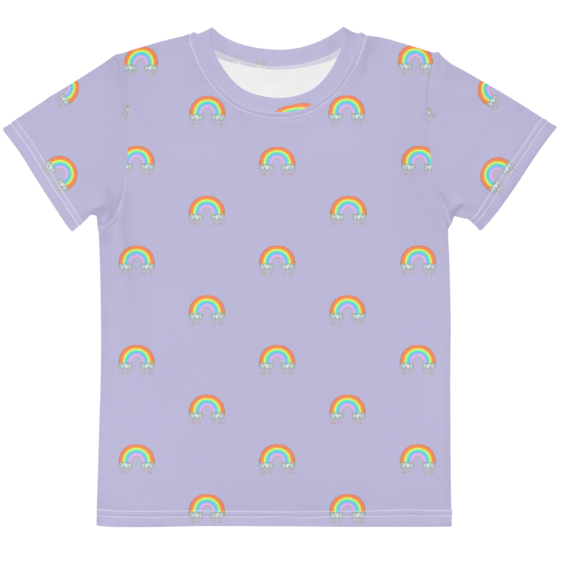 SMALL RAINBOWS T-shirt, Toddlers - Kids, Purple