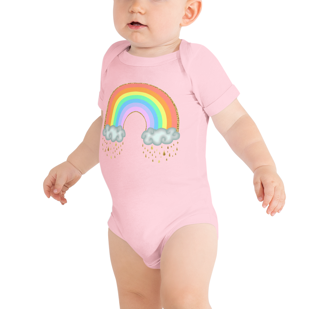 GLITTER RAINBOW Onesie, Baby