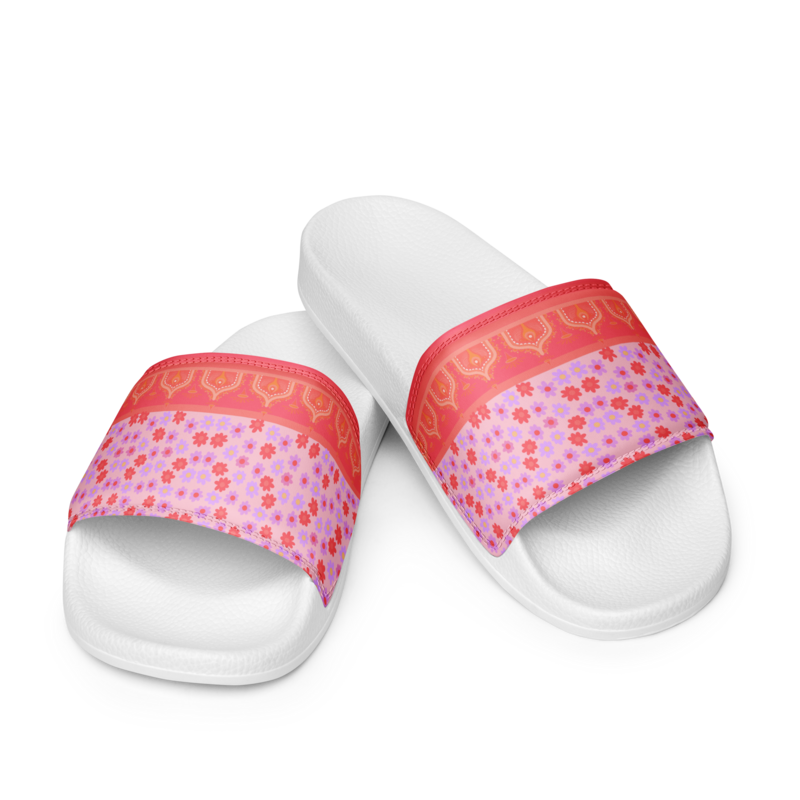 HELIA Sliders, Size 5.5 - 11.5, Pink / Coral