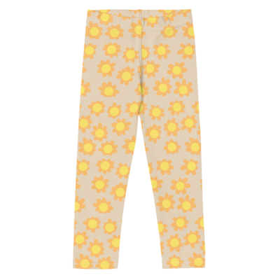 FLOWER Leggings, Toddlers - Kids, Beige