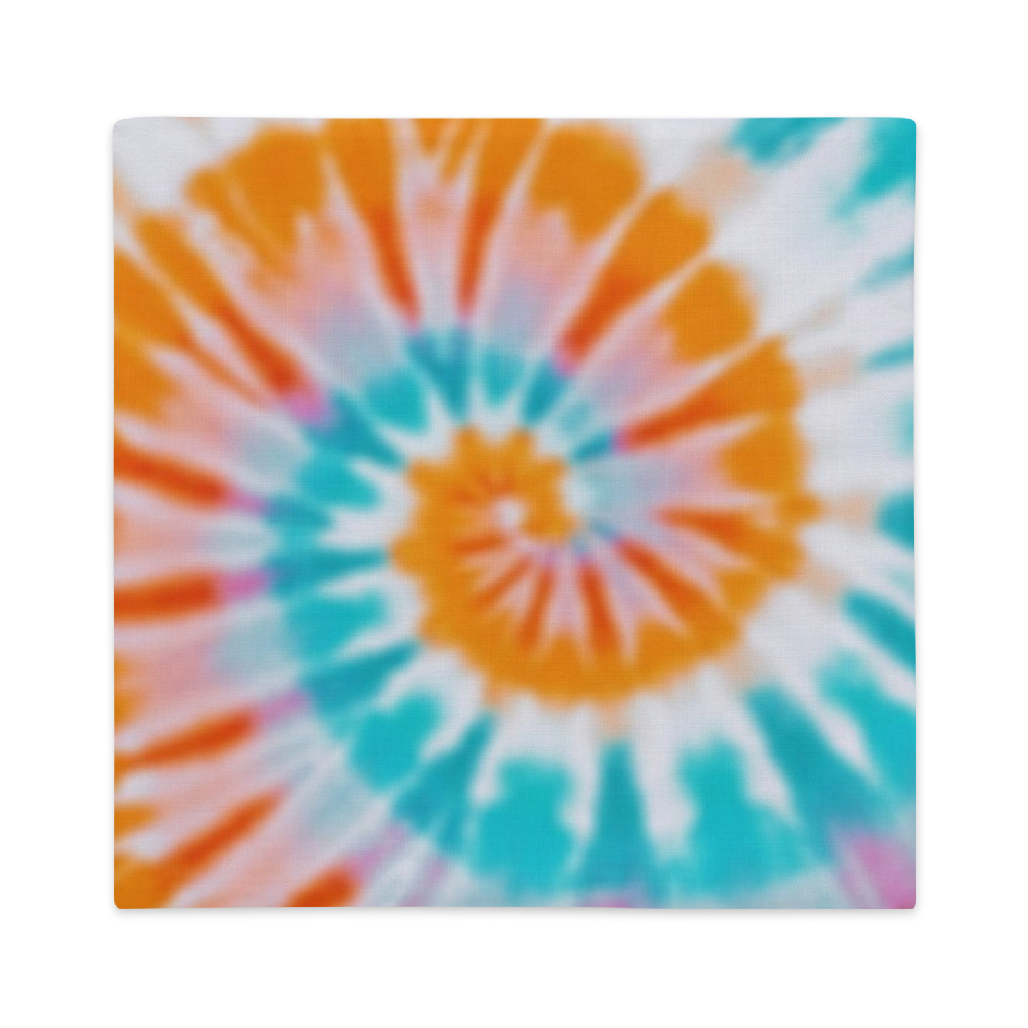 WAVY Premium Tie Dye Pillow Case, Rainbow