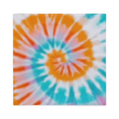 WAVY Premium Tie Dye Pillow Case, Rainbow
