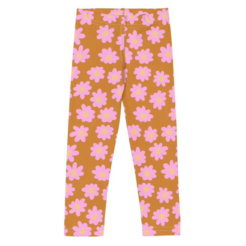 FLOWER Leggings, Toddlers - Kids, Brown