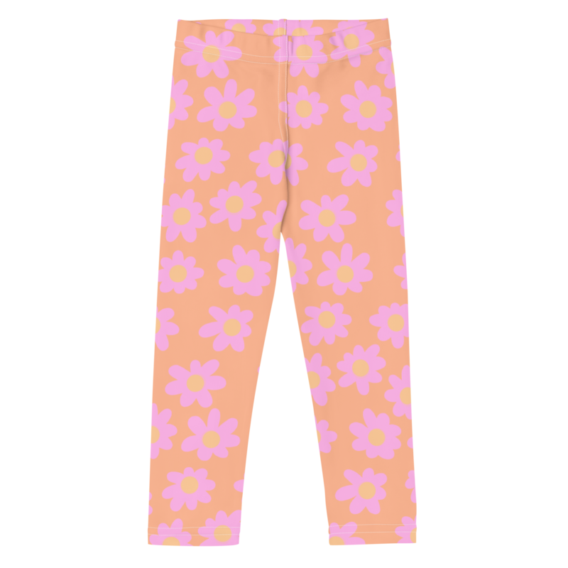 FLOWER Leggings, Toddlers - Kids, Orange