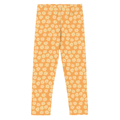 FLOWER Leggings, Toddlers - Kids, Yellow/ Orange