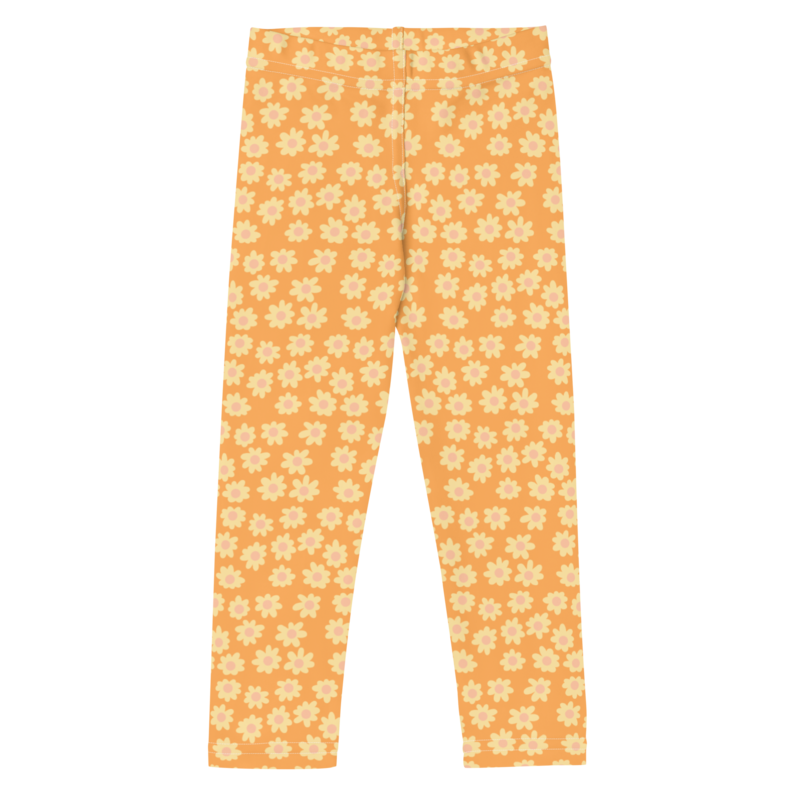 FLOWER Leggings, Toddlers - Kids, Yellow/ Orange