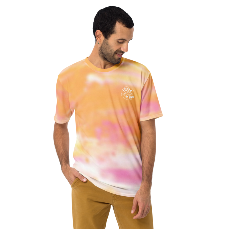 INDEPENDENT MIND T-shirt, Flamingo Orange/Pink/White