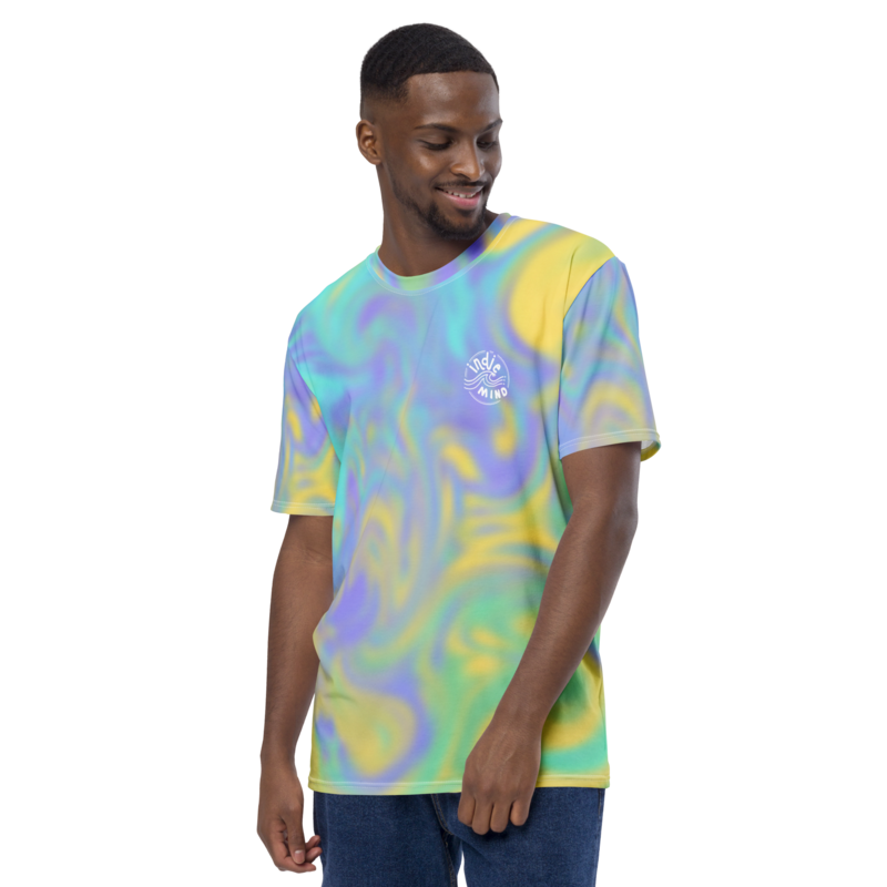 INDEPENDENT MIND T-shirt, Flamingo Blue/Green/Purple/Yellow