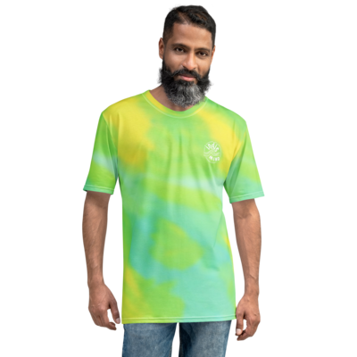 INDEPENDENT MIND T-shirt, Green/Yellow/Blue