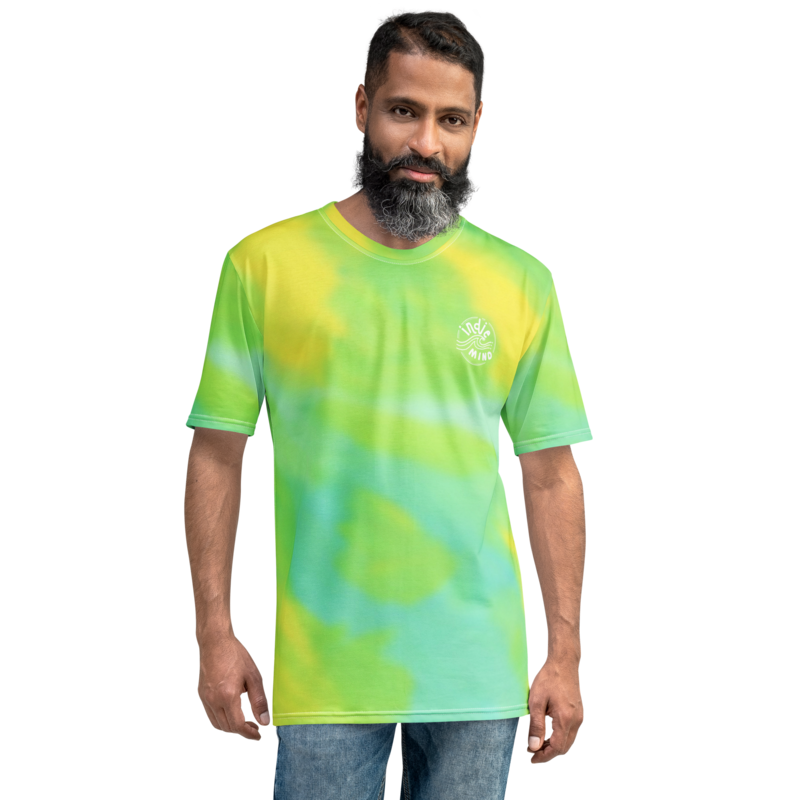 INDEPENDENT MIND T-shirt, Green/Yellow/Blue