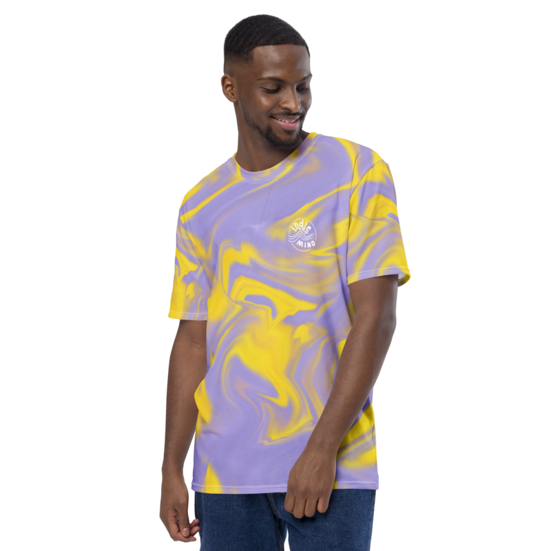 INDEPENDENT MIND T-shirt, Lavender/Yellow