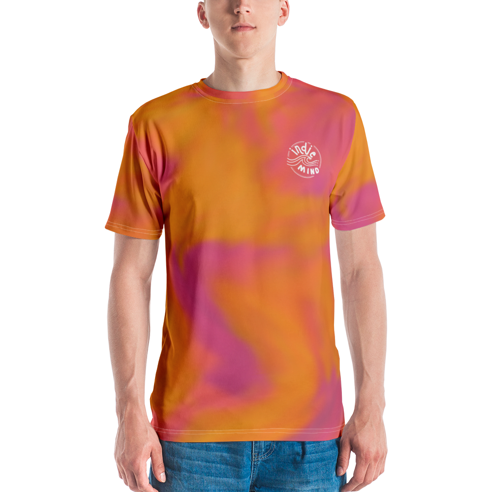 INDEPENDENT MIND T-shirt, Magenta/Orange
