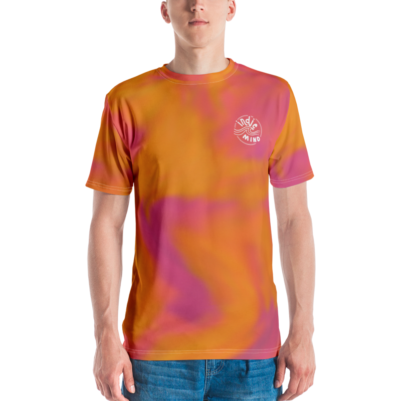 INDEPENDENT MIND T-shirt, Magenta/Orange