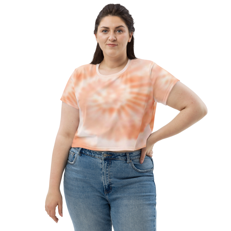 EMELIE Tie Dye Crop Tee