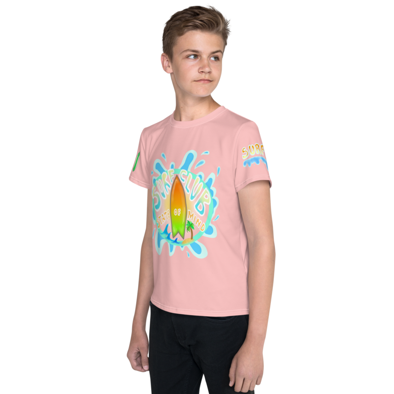 SURFER CLUB T-shirt, Kids - Youth, Pink