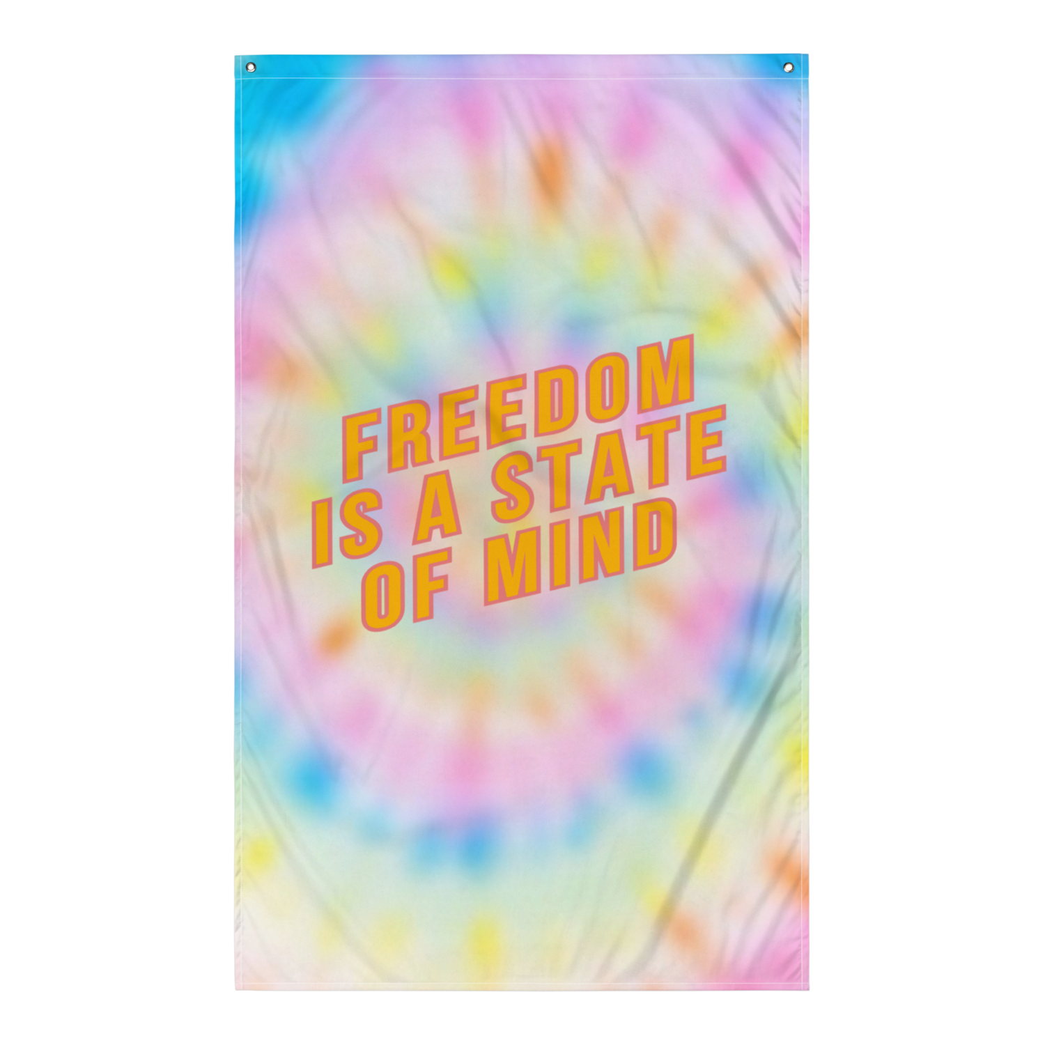 FREEDOM is a state of mind Flag