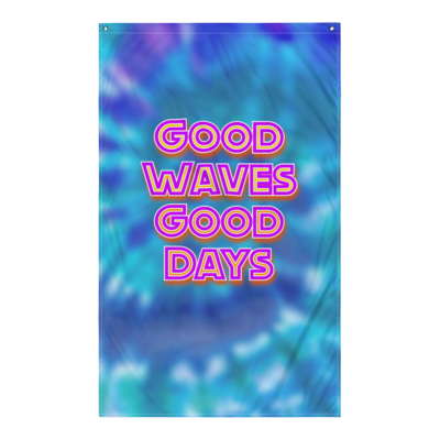 GOOD WAVES Good Days Flag