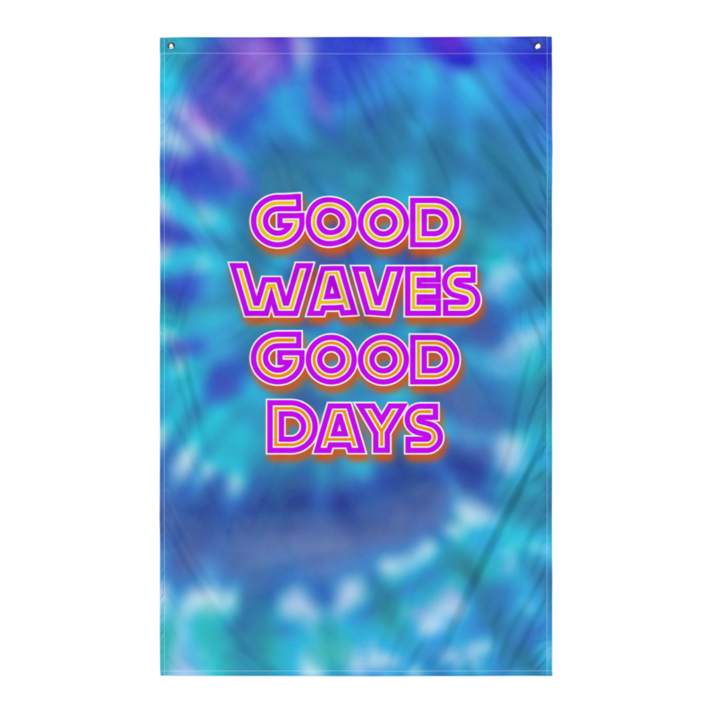 GOOD WAVES Good Days Flag