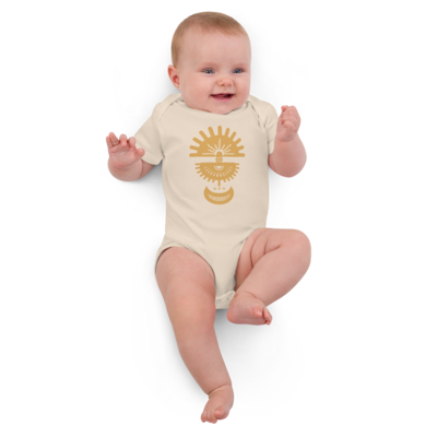 SUN GOD  Organic Cotton Bodysuit, Baby
