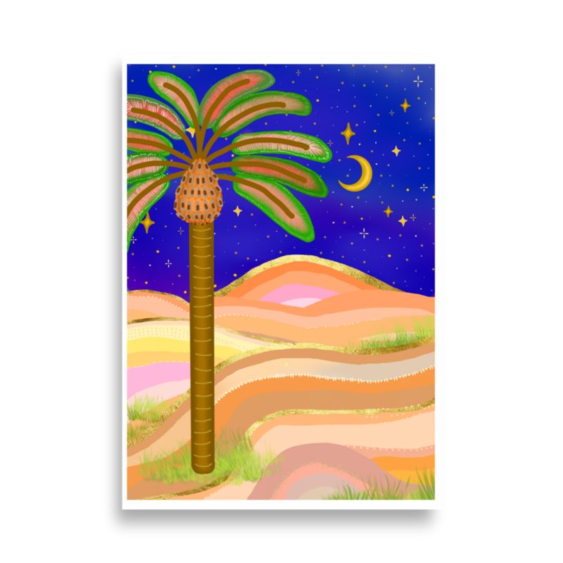 MIDNIGHT PALM Poster